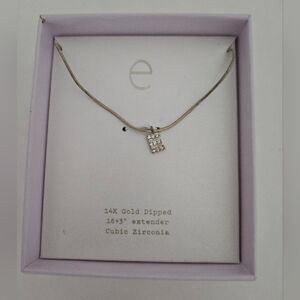 Gold Tone 14k Gold Dipped  Necklace